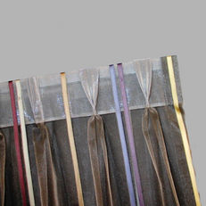Double pleat curtain