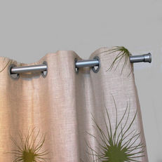 eyelet curtain on rod