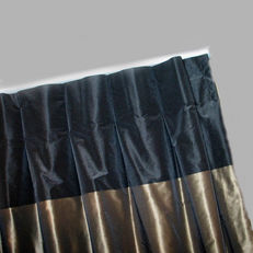 invert pleat curtain