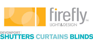 firefly and devonport shutters logo