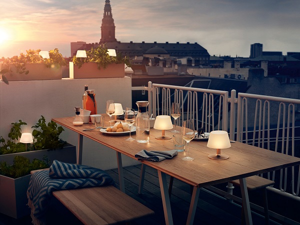 Sun light table lamp solar LED