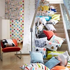 Scion Lohko fabric wallpapers