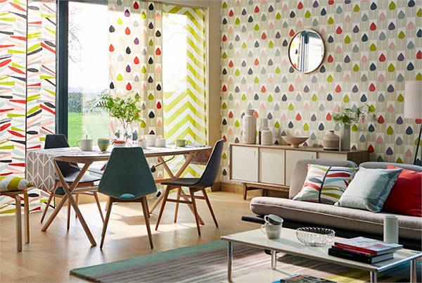 Lohko - Tetra,Sula & Vectorl fabric - new collection of and wallpapers by Scion
