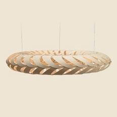 Maru light by David Trubridge - Natural Bamboo