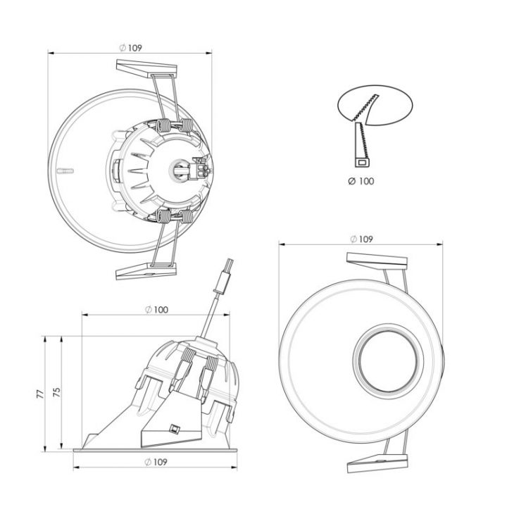 ZELA Offset Deep Tilt LED Downlight - Image 3