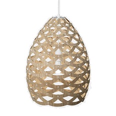 A bamboo hanging light