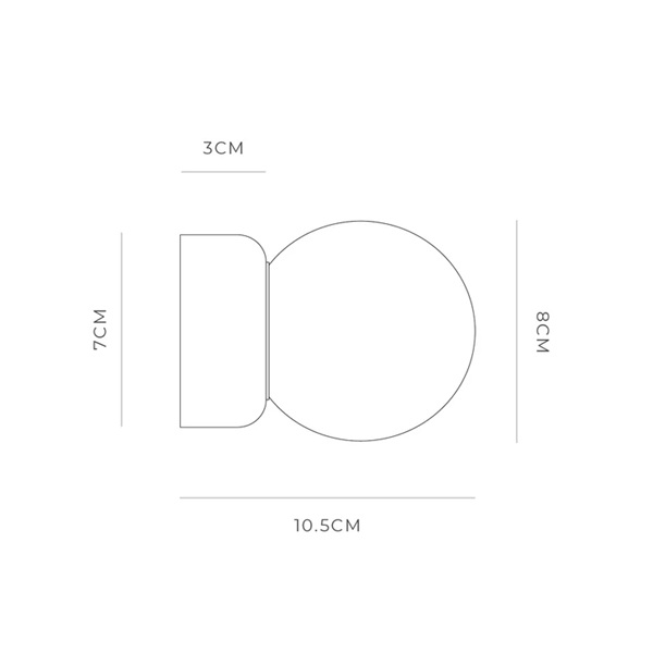 Orb Deco Wall light by Lighting Republic - Image 14