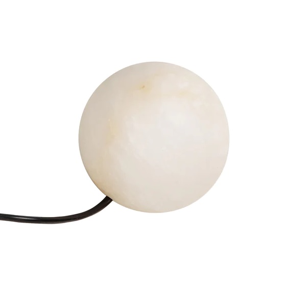 Alabaster Stone Orbi Spere 140mm Table Lamp - Image 2