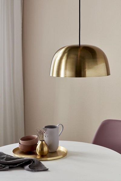 Cera Brass Hanging Light by Nordlux - Image 4