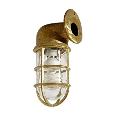 Harbour Brass wall light