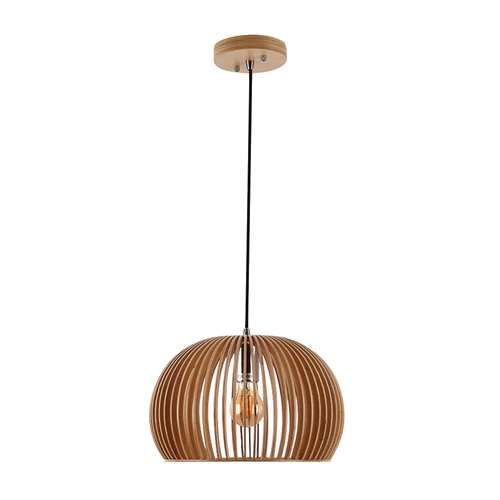 Leo Wooden Pendant - Image 3